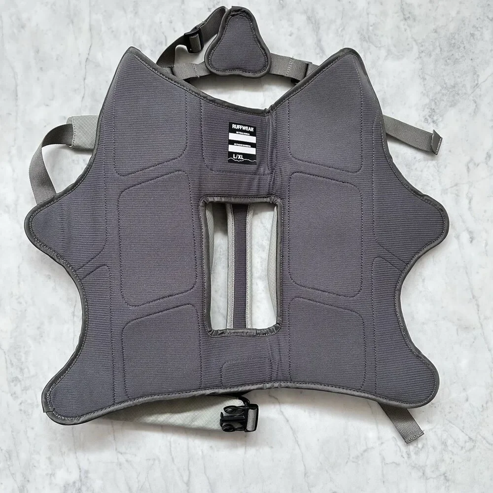 Ruffwear Singletrak Pack Dog Backpack L/XL Gray Saddle-Bag Style Pack